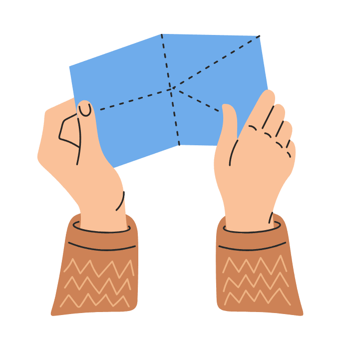 おりがみをおる