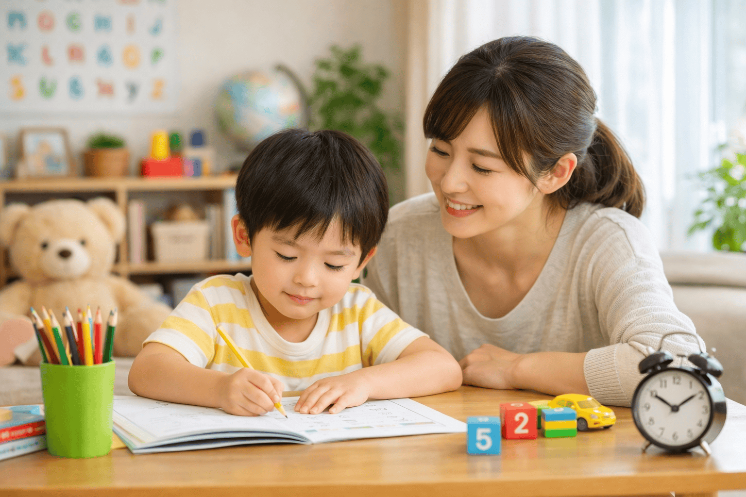 未就学児から学習習慣をつけることは必要？家庭でできるやさしい始め方