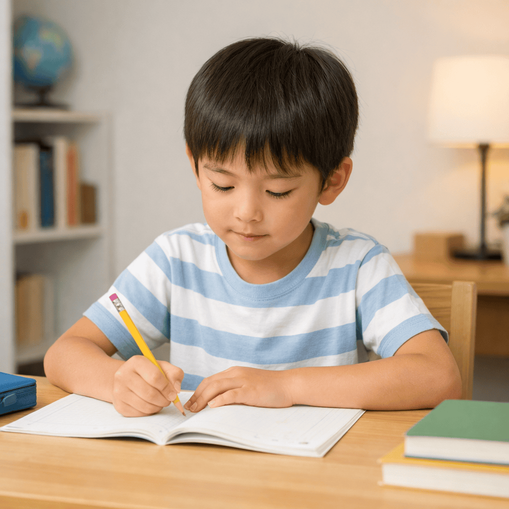 小1の家庭学習はどれくらい？平日と休日の目安